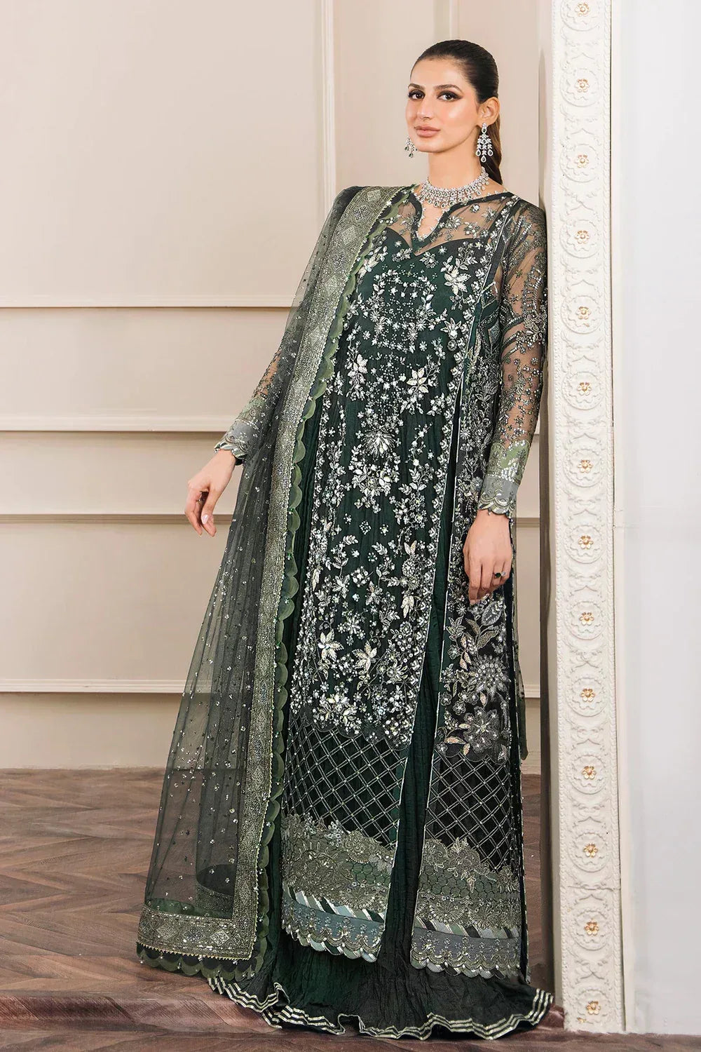 Baroque | Chantelle Embroidered Collection | CH12-05 - Aqsa Fabrics