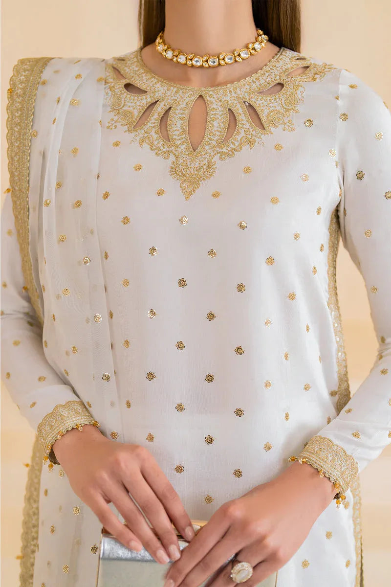 Jazmin | Formals Collection | Raw Silk UR-7020 - Aqsa Fabrics