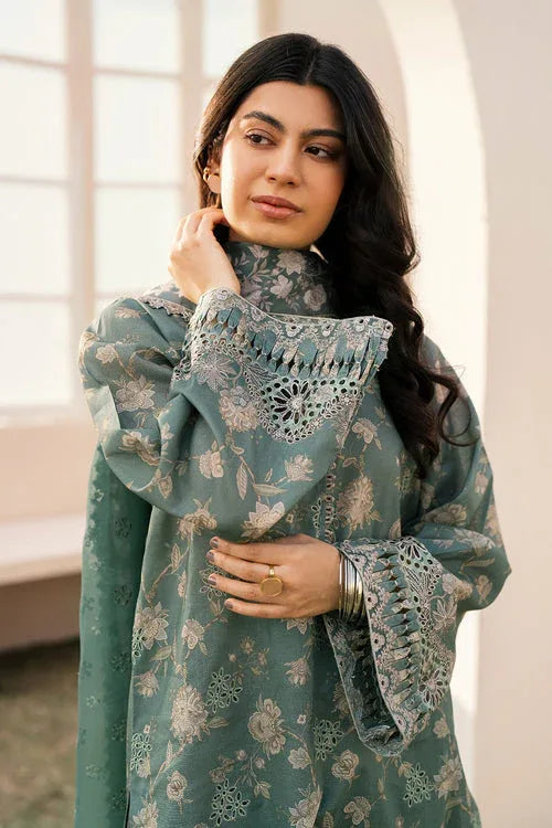 Baroque | Luxury Pret 24 | LAWN UF-599 - Aqsa Fabrics