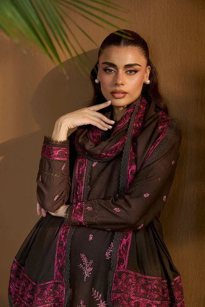 Sobia Nazir | Winter Shawl 25 | Design 7A - Aqsa Fabrics