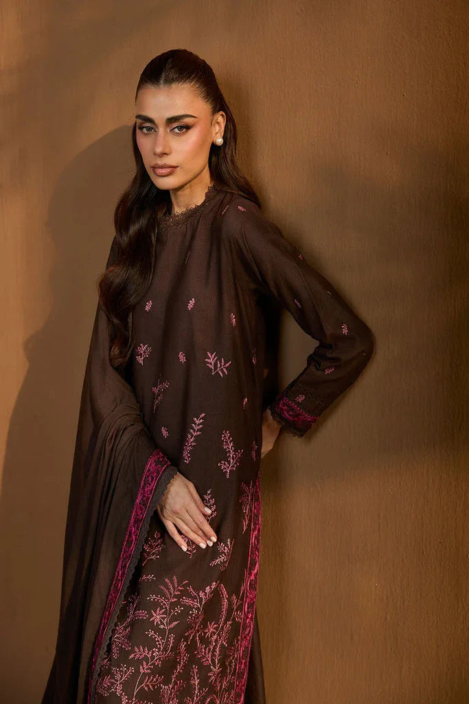 Sobia Nazir | Winter Shawl 25 | Design 7A - Aqsa Fabrics