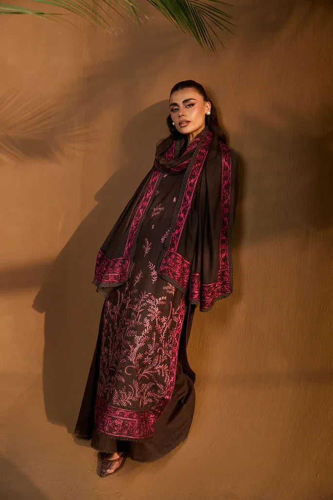 Sobia Nazir | Winter Shawl 25 | Design 7A - Aqsa Fabrics