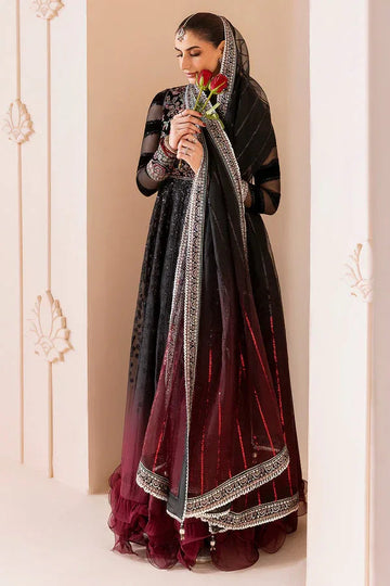 Jazmin | Chandni Velvet Formals 25 | Embroidered Velvet Formal CVF D-10 - Aqsa Fabrics
