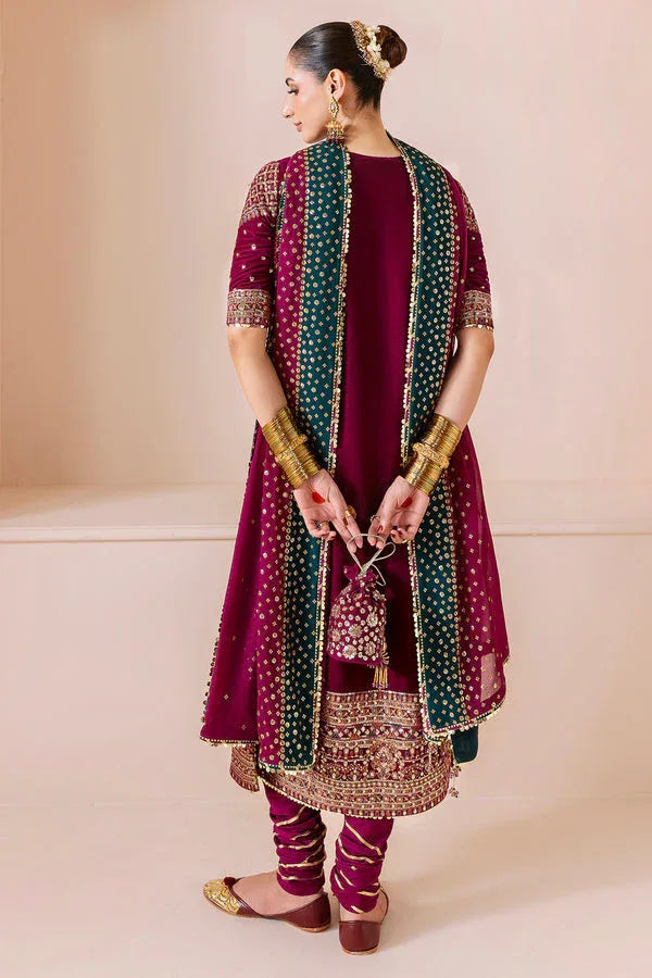 Jazmin | Chandni Velvet Formals 25 | Embroidered Velvet Formal CVF D-02 - Aqsa Fabrics