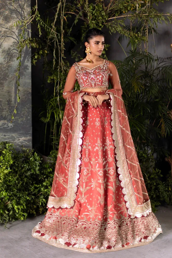 Saad Shaikh | Flurie Formals | Ember Rose - Aqsa Fabrics