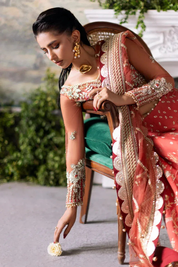 Saad Shaikh | Flurie Formals | Ember Rose - Aqsa Fabrics
