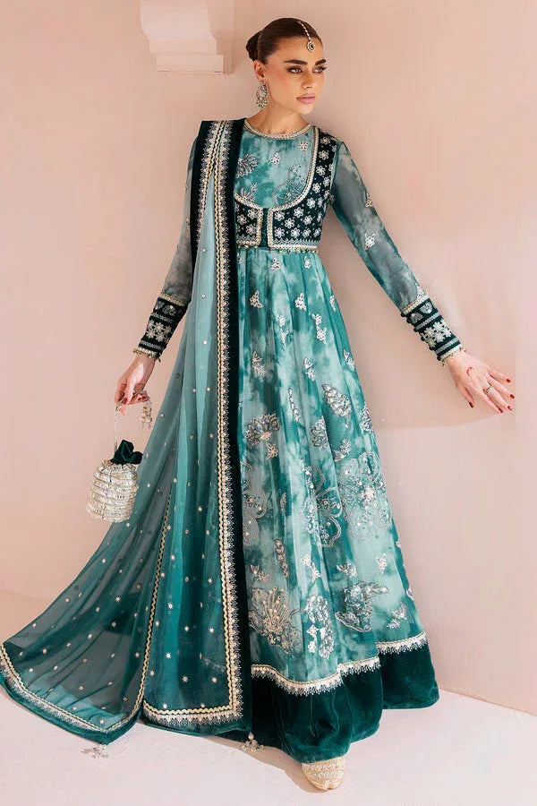 Jazmin | Chandni Velvet Formals 25 | Embroidered Velvet Formal CVF D-06 - Aqsa Fabrics