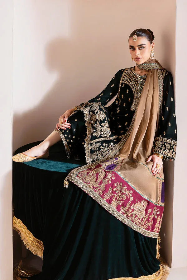 Jazmin | Winter 25 | D-01 A - Aqsa Fabrics