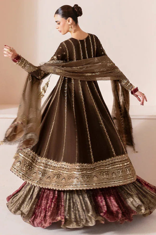 Jazmin | Chandni Velvet Formals 25 | Embroidered Velvet Formal CVF D-04 - Aqsa Fabrics