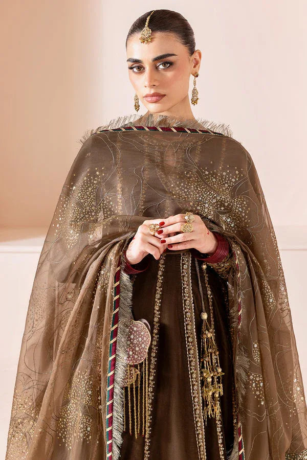 Jazmin | Chandni Velvet Formals 25 | Embroidered Velvet Formal CVF D-04 - Aqsa Fabrics