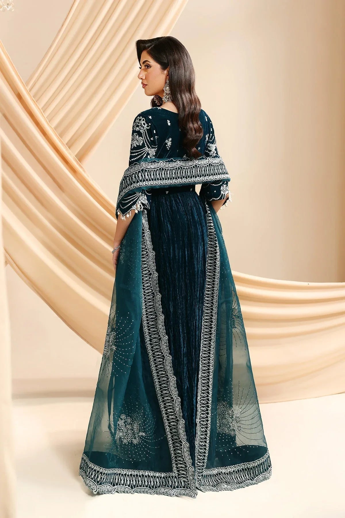 Alizeh | Lamour 25 | AF-VLT-2214-Mystique - Aqsa Fabrics