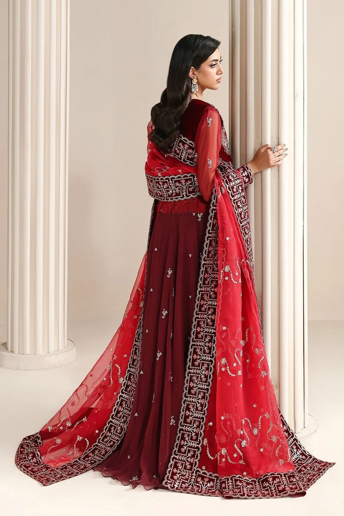 Alizeh | Lamour 25 | AF-VLT-2209-Cherie - Aqsa Fabrics