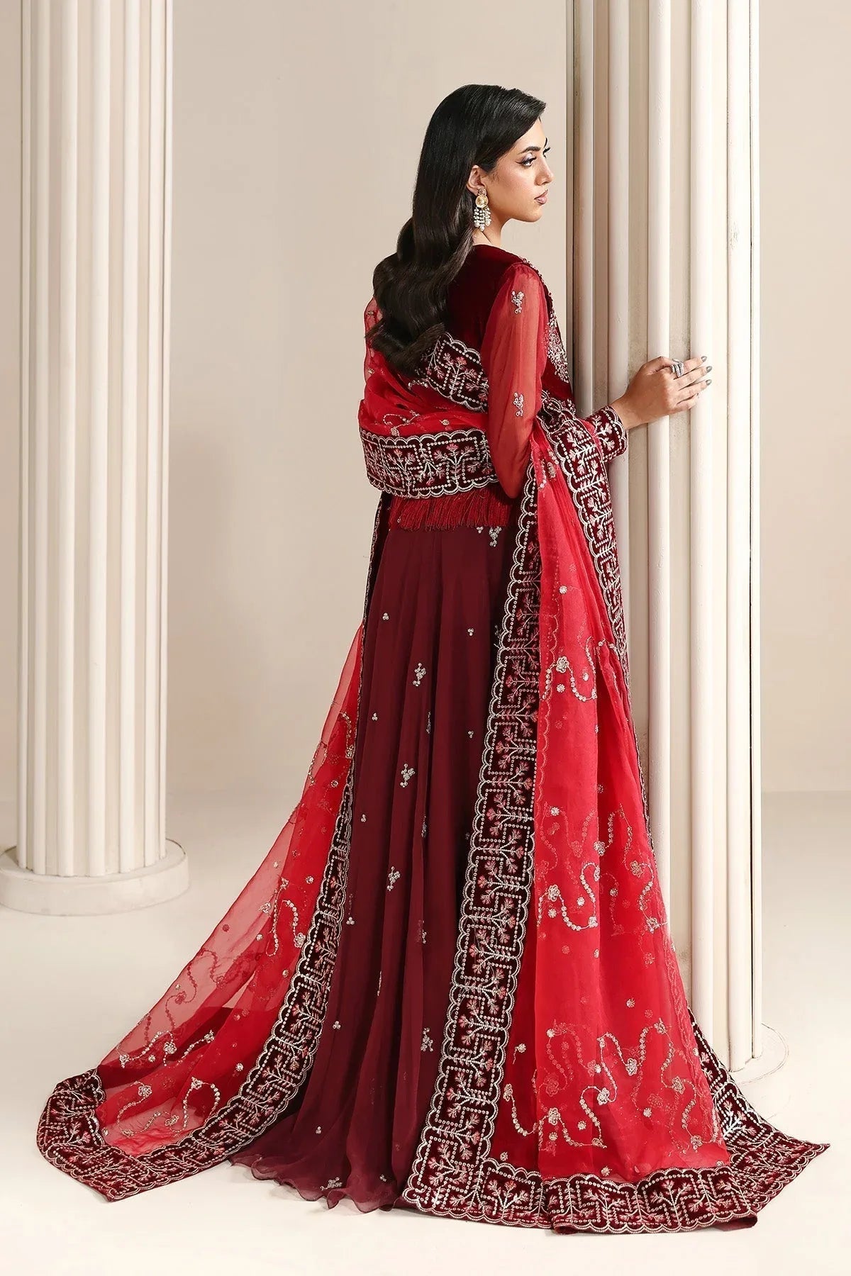 Alizeh | Lamour 25 | AF-VLT-2209-Cherie - Aqsa Fabrics