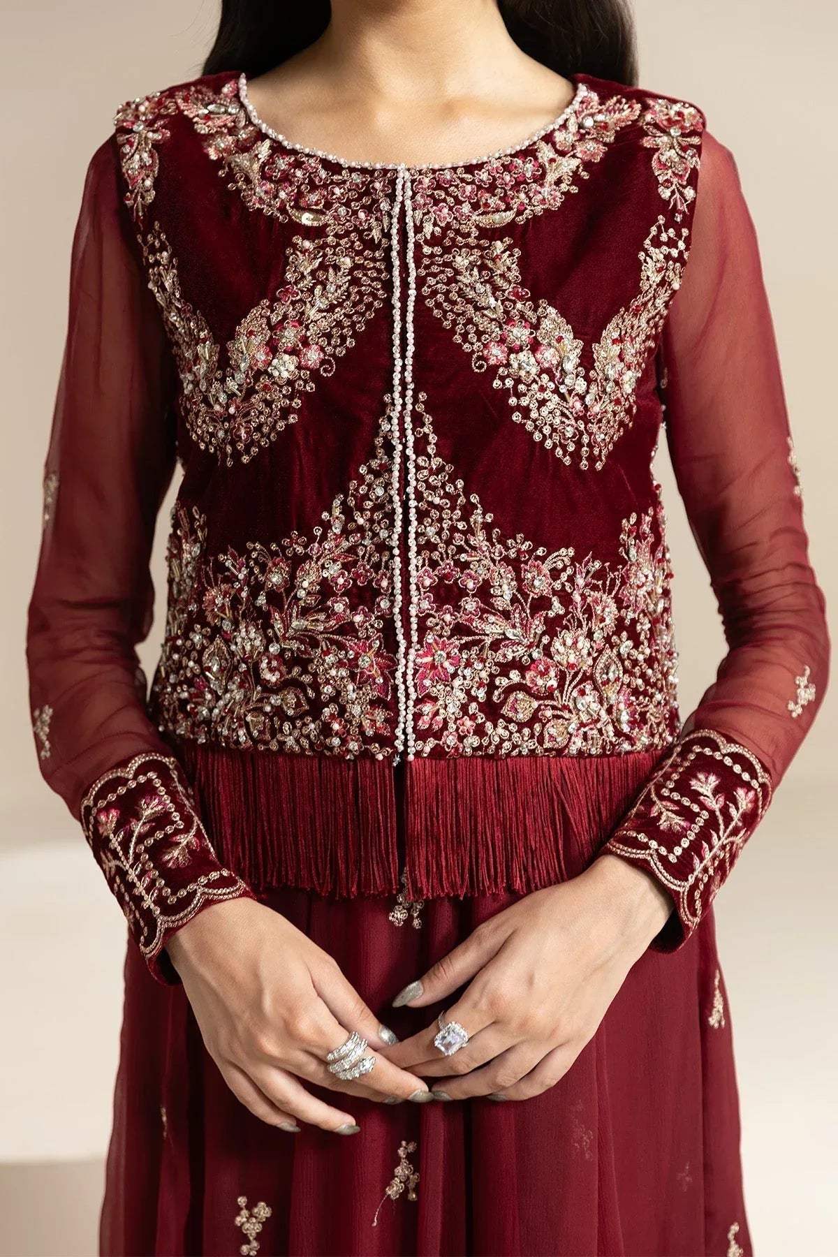 Alizeh | Lamour 25 | AF-VLT-2209-Cherie - Aqsa Fabrics
