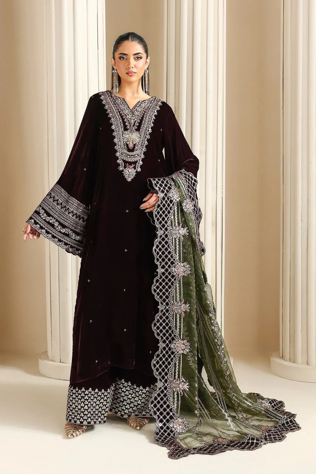 Alizeh | Lamour 25 | AF-VLT-2213-Vanya - Aqsa Fabrics