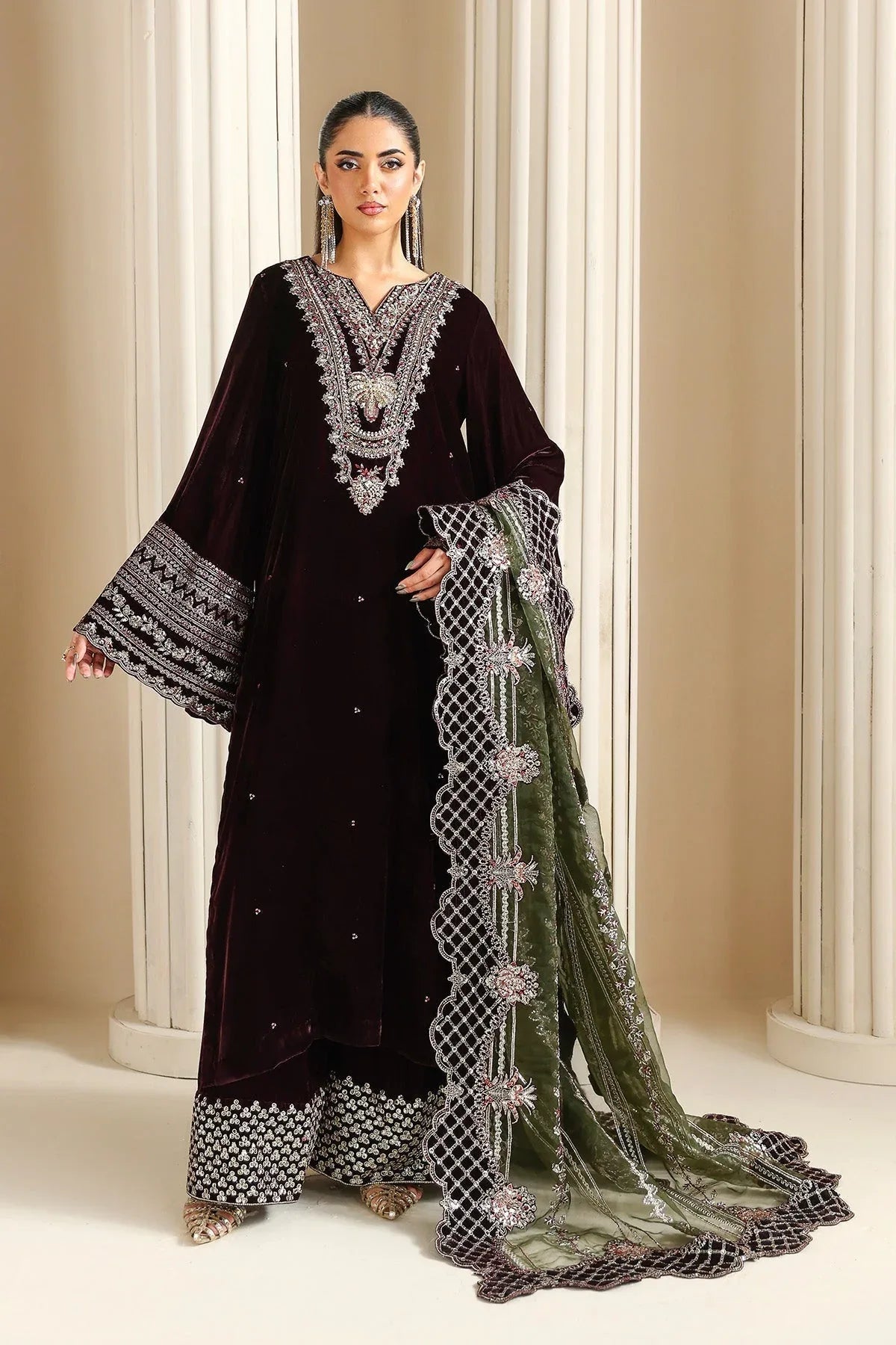 Alizeh | Lamour 25 | AF-VLT-2213-Vanya - Aqsa Fabrics