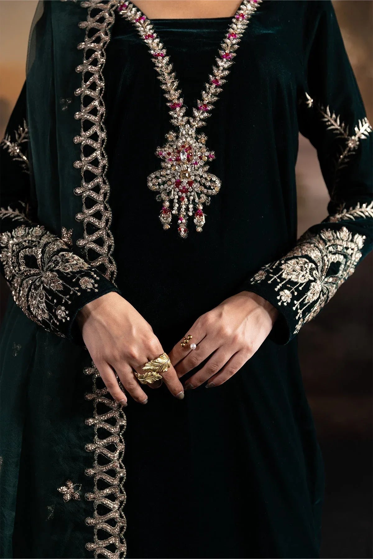 Alizeh | Lamour 25 | AF-VLT-2210-Vinni - Aqsa Fabrics