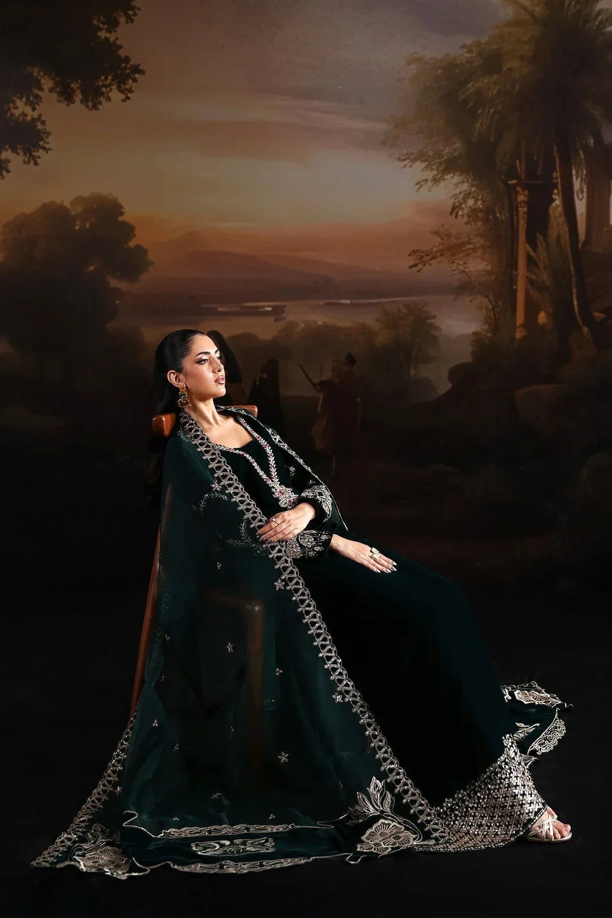 Alizeh | Lamour 25 | AF-VLT-2210-Vinni - Aqsa Fabrics