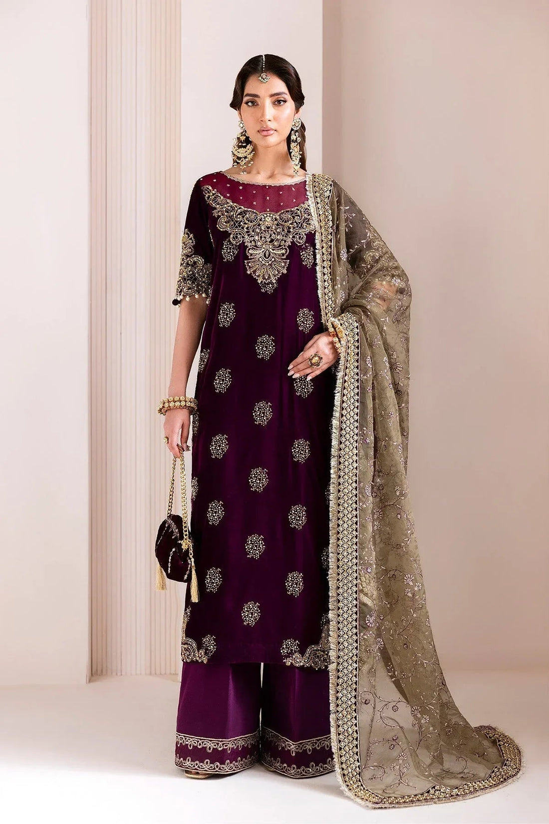 Alizeh | Makhmal Luxury Velvet Edit | Zarlish - Aqsa Fabrics