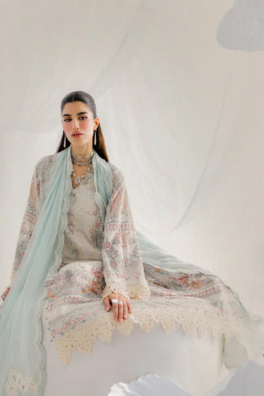Qalamkar | Luxe Silk 25 | LK-06 NELE - Aqsa Fabrics