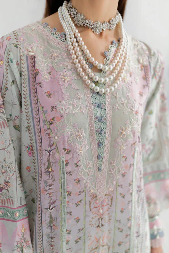 Qalamkar | Luxe Silk 25 | LK-07 IDA - Aqsa Fabrics