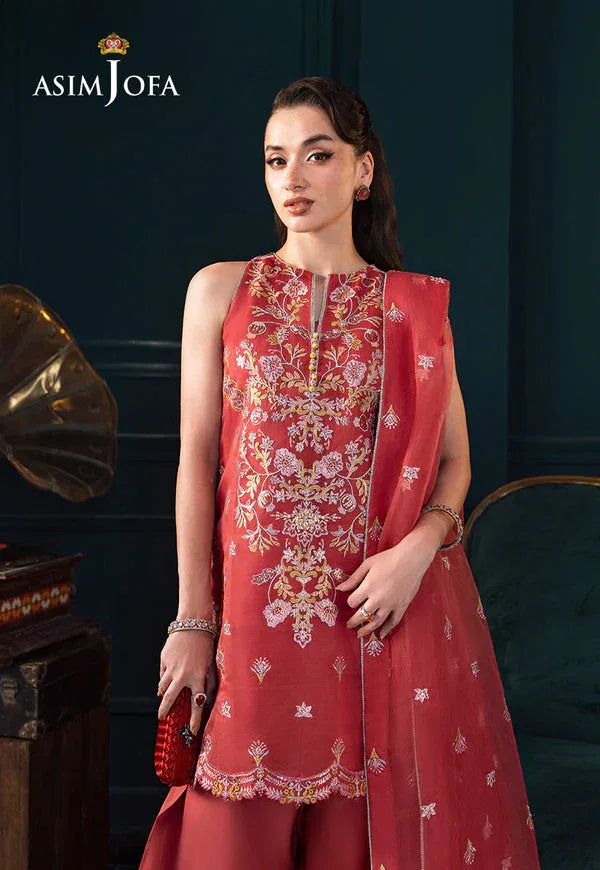 Asim Jofa | Lumiere Formals | AJLFC-06 EMBROIDERED ORGANZA - Aqsa Fabrics