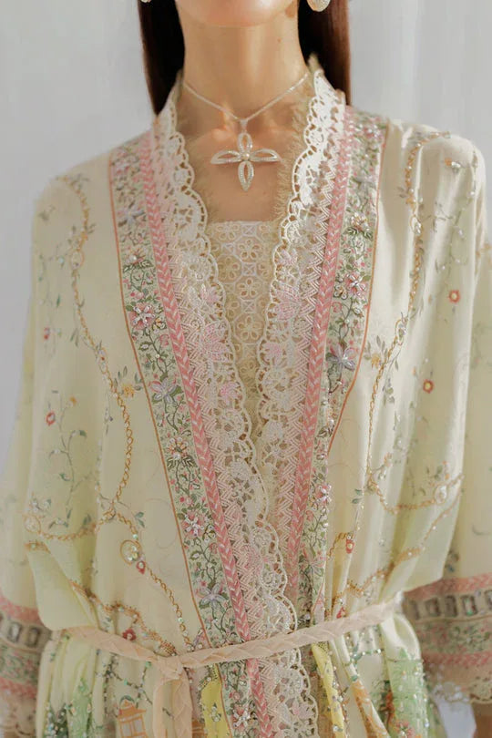 Qalamkar | Luxe Silk 25 | LK-05 ELSA - Aqsa Fabrics