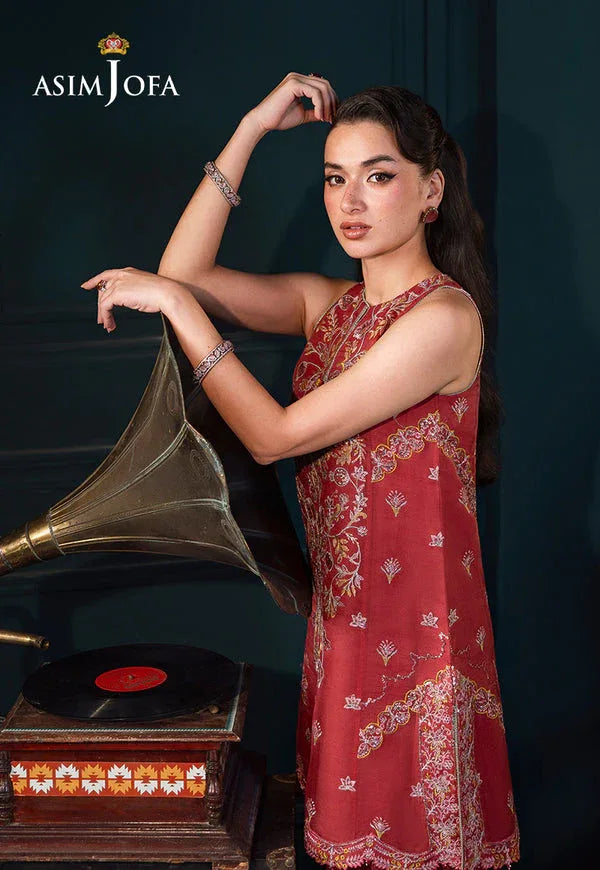 Asim Jofa | Lumiere Formals | AJLFC-06 EMBROIDERED ORGANZA - Aqsa Fabrics