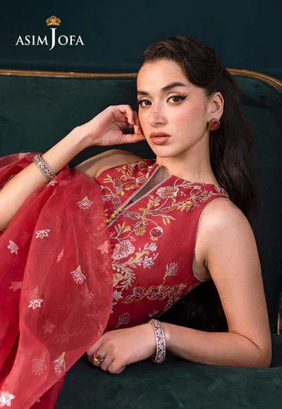 Asim Jofa | Lumiere Formals | AJLFC-06 EMBROIDERED ORGANZA - Aqsa Fabrics