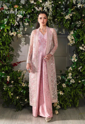 Asim Jofa | Lumiere Formals | AJLFC-02 EMBROIDERED ORGANZA - Aqsa Fabrics