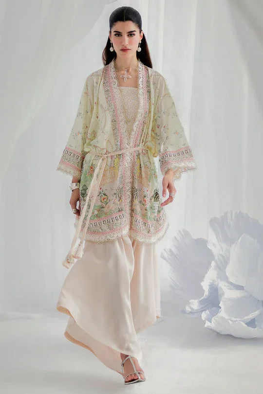 Qalamkar | Luxe Silk 25 | LK-05 ELSA - Aqsa Fabrics