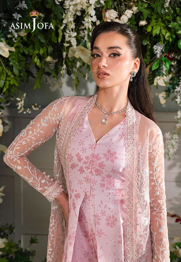 Asim Jofa | Lumiere Formals | AJLFC-02 EMBROIDERED ORGANZA - Aqsa Fabrics