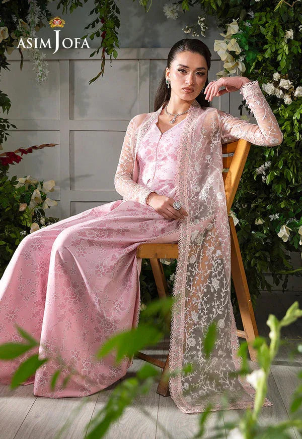 Asim Jofa | Lumiere Formals | AJLFC-02 EMBROIDERED ORGANZA - Aqsa Fabrics