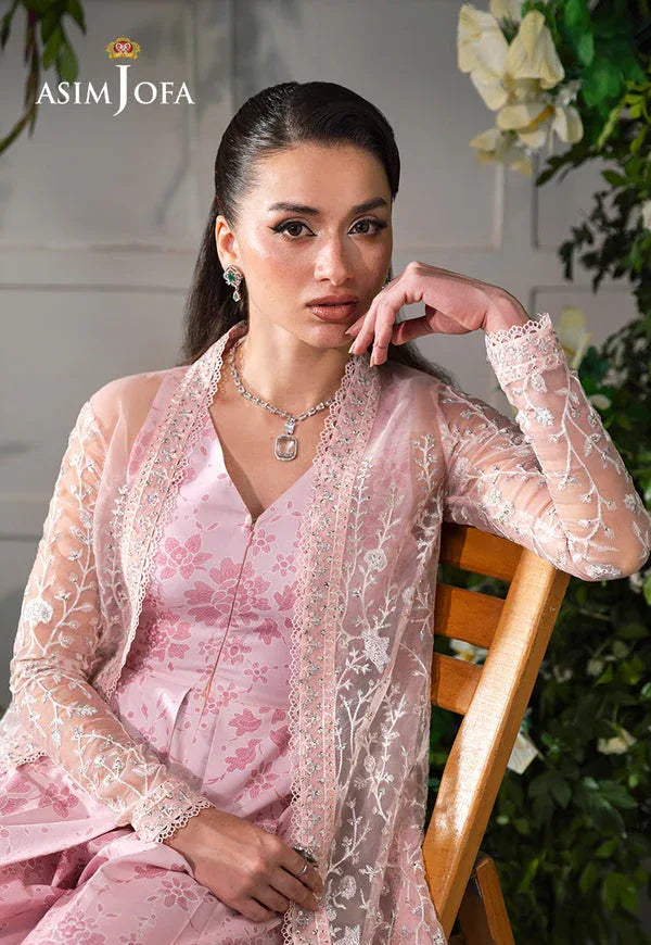 Asim Jofa | Lumiere Formals | AJLFC-02 EMBROIDERED ORGANZA - Aqsa Fabrics