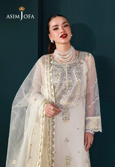 Asim Jofa | Lumiere Formals | AJLFC-03 EMBROIDERED ORGANZA - Aqsa Fabrics