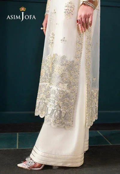 Asim Jofa | Lumiere Formals | AJLFC-03 EMBROIDERED ORGANZA - Aqsa Fabrics