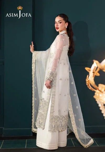Asim Jofa | Lumiere Formals | AJLFC-03 EMBROIDERED ORGANZA - Aqsa Fabrics
