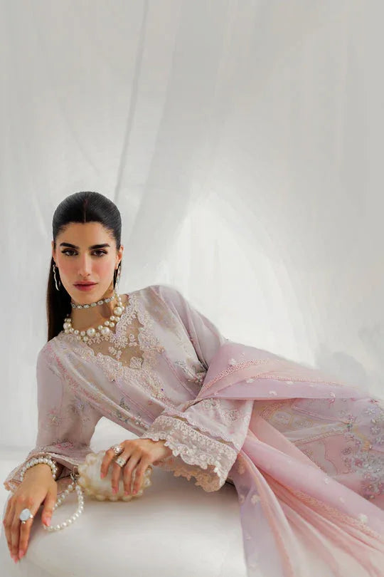 Qalamkar | Luxe Silk 25 | LK-04 MARLENE - Aqsa Fabrics