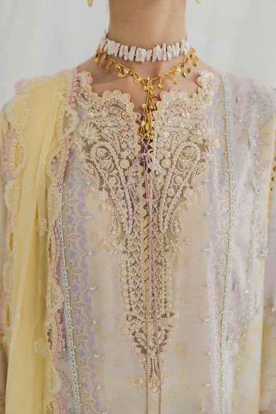 Qalamkar | Luxe Silk 25 | LK-03 LENI - Aqsa Fabrics