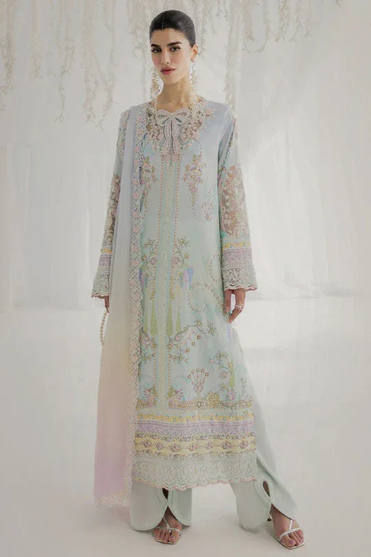 Qalamkar | Luxe Silk 25 | LK-01 KEEVA - Aqsa Fabrics
