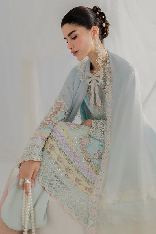 Qalamkar | Luxe Silk 25 | LK-01 KEEVA - Aqsa Fabrics