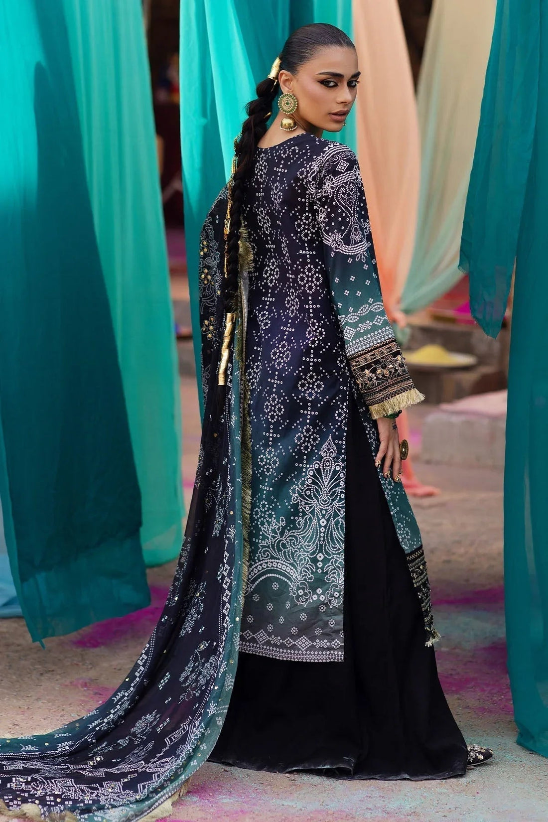 Nureh | Bazaar Lawn | NS-129 - Aqsa Fabrics