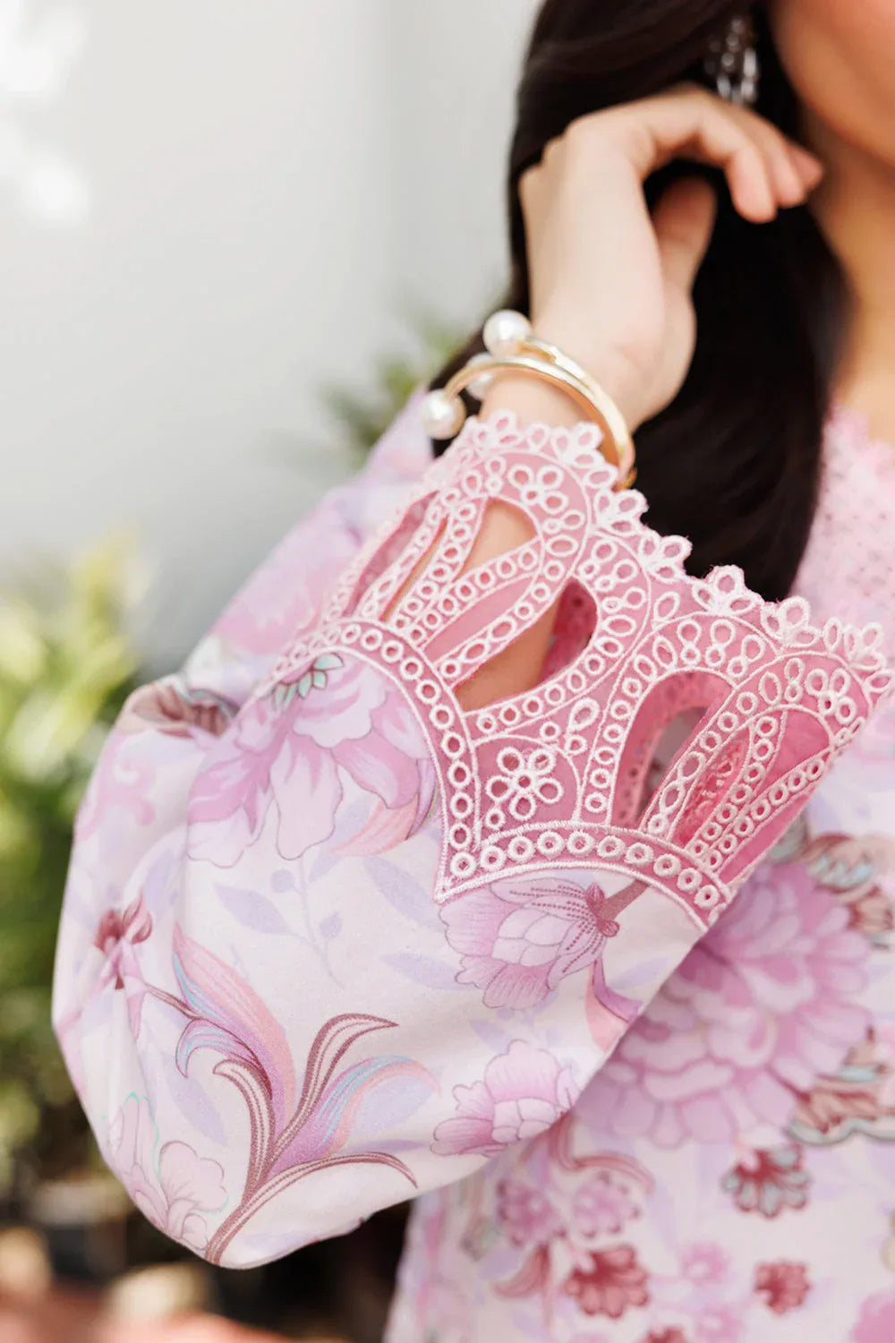 Farasha | Printed Essentials | Pearl Blush - Aqsa Fabrics
