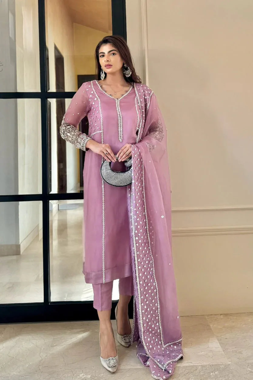 Muntaha | Zara Semi Formals | Maina - Aqsa Fabrics