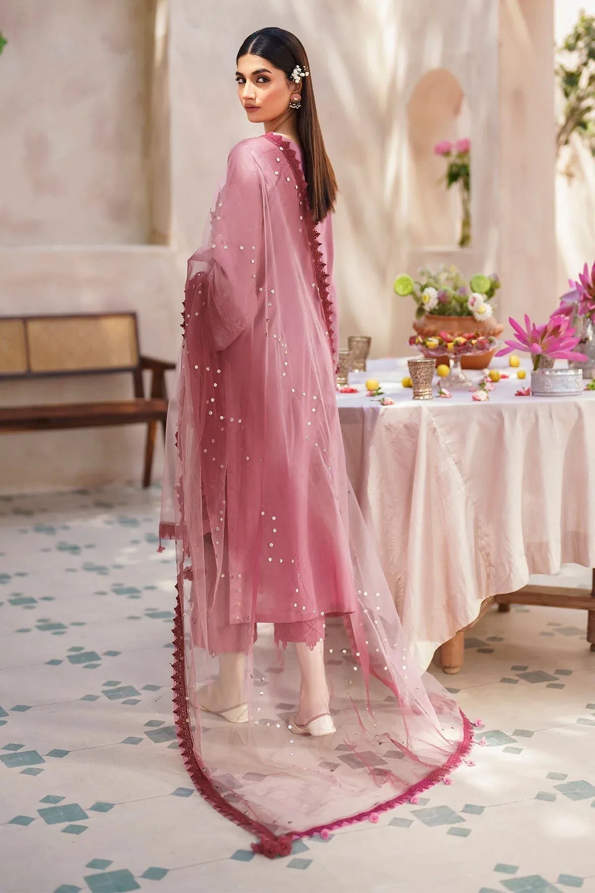 Nureh | Bazaar Lawn | NS - 136 - Aqsa Fabrics