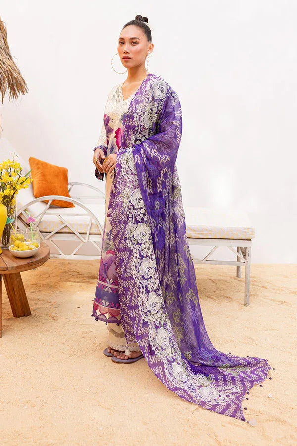 Nureh | Gardenia Lawn 24 | NS-138 A - Aqsa Fabrics