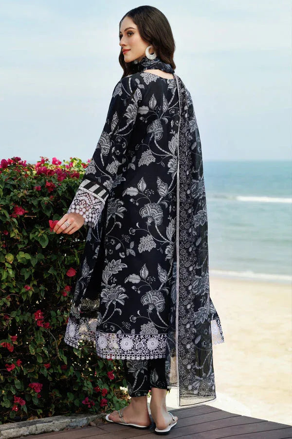 Farasha | Printed Essentials | Sable Dusk - Aqsa Fabrics