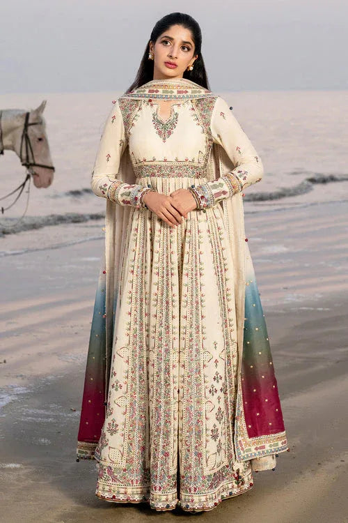 Jazmin | Shahkaar Luxury Lawn 25 | SL25-D9 - Aqsa Fabrics