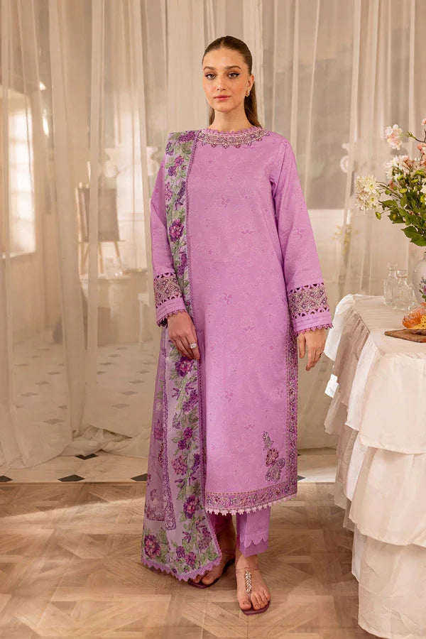 Farasha | Seraya Lawn 24 | VOILET - Aqsa Fabrics