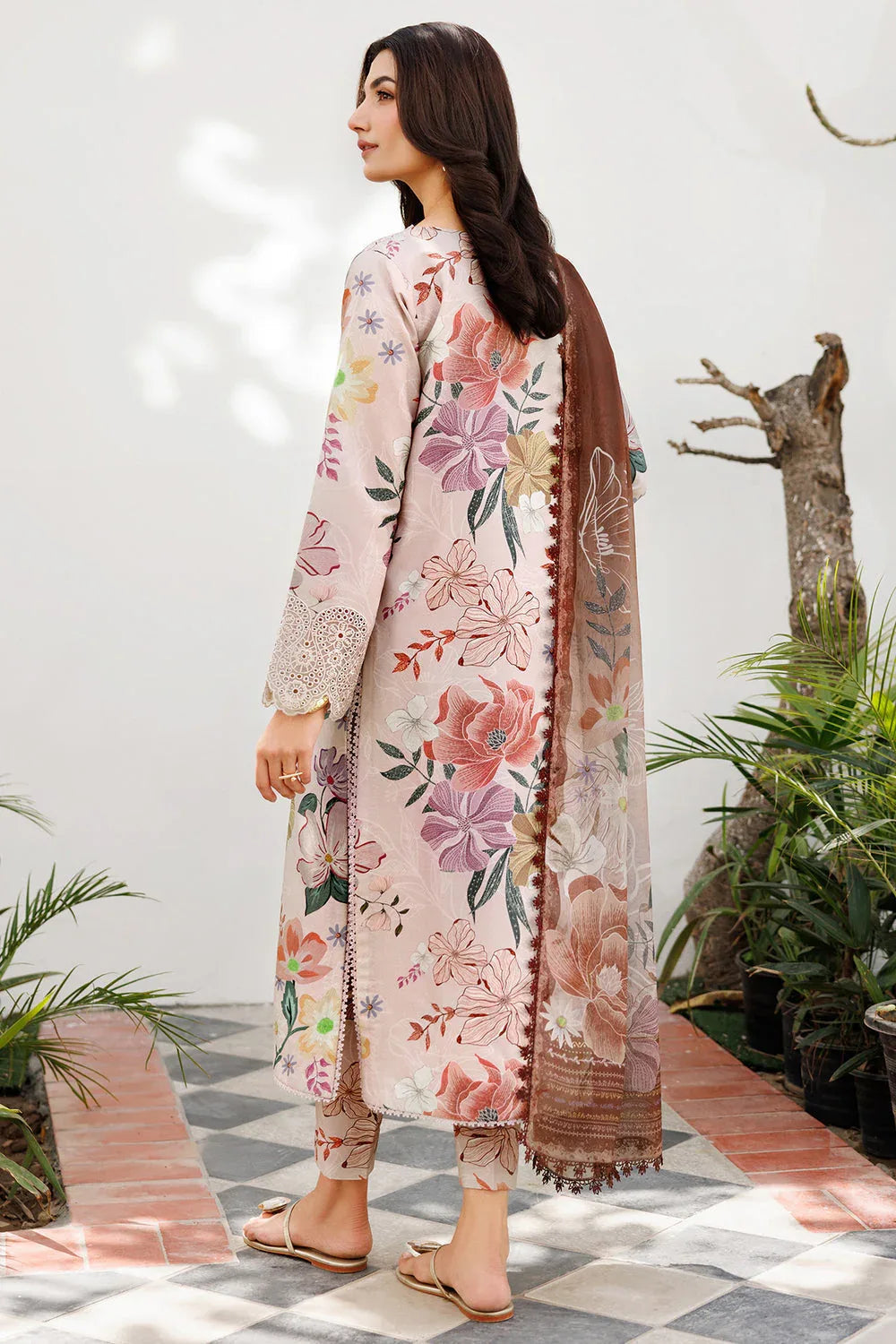 Farasha | Printed Essentials | Rustic Charm - Aqsa Fabrics
